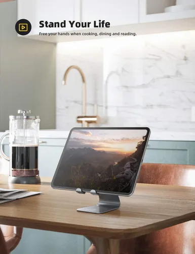Miniatura 3 de Lamicall - Soporte para tableta, soporte para escritorio - Base de acoplamiento de escritorio ajustable multi-ángulo, compatible con iPad Pro 11