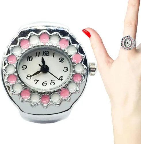 Miniatura 7 de Reloj de anillo inteligente con anillo preciso, reloj de cristal para cumpleaños, Navidad, regalo de San Valentín