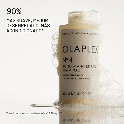 Miniatura 4 de Olaplex - Kit de lavado y brillo para el cabello: N°.4, 5, 7, set de champú y acondicionador Limpia, hidrata y controla el encrespamiento hasta 72