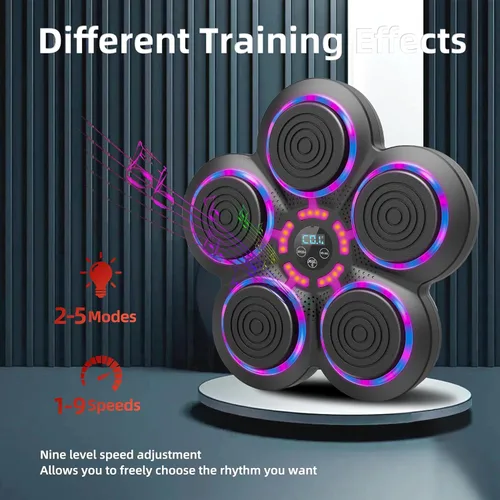 Miniatura 6 de 2025 Music Boxing Machine with Boxing Gloves, Smart Bluetooth Boxing Trainer, Boxing Wall Mount Machine for Adults Kids, Electronic Boxing Target