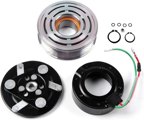 Miniatura 32 de cciyu Embrague del compresor de aire acondicionado 1993-1997 para Ford E-350 Econoline 7.3L 1993-1997 para Ford E-350 Econoline Club Wagon 7.3L