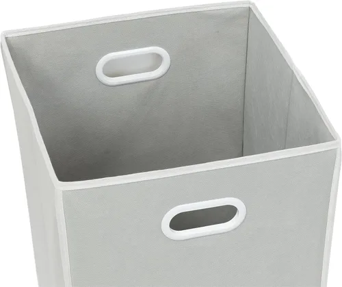 Miniatura 2 de Simple Houseware - Cesta de lavandería plegable para armario, Gris