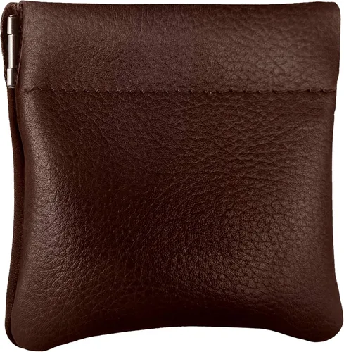 Miniatura 49 de Monedero clásico a presión, de cuero, para hombre de Nabobb, negro