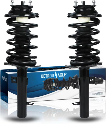 Miniatura 24 de Detroit Axle - 4WD 2 puntales delanteros para Nissan TITAN Pathfinder Armada INFINITI QX56 puntales completos con muelles helicoidales de reemplazo