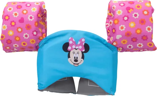 SwimWays Disney Minnie - Entrenador de natación, chaleco salvavidas aprobado por la Guardia Costera de EE. UU., chaleco de natación para niños,
