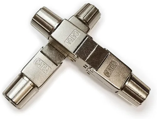 Miniatura 8 de Caja de conexiones Ethernet, conector de empalme a tope de cable de red CAT6A/CAT6E/CAT6/CAT5E/CAT5E/CAT5, terminal de tipo perforado blindado sin