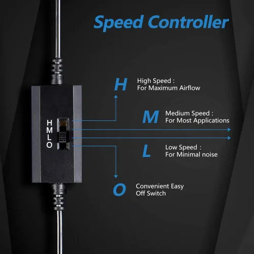Miniatura 3 de SCCCF Ventilador USB silencioso de 4.724 in, ventilador de enfriamiento portátil USB de 5 V para receptor de TV de pantalla plana, router DVR