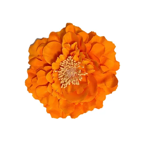 Miniatura 9 de Broche de flores de peonía bohemio para mujer, broche de flores para viajes, fiestas, festivales PF-11 (negro) (paquete de 1)