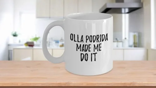 Miniatura 3 de EzGift Olla Podrida Made Me Do It Mug Funny Foodie Present Idea Coffee Tea Cup 11 oz