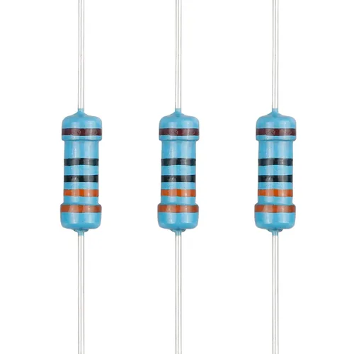 Miniatura 71 de 100 resistencias de 1 ohm 1/2 W (0.5 vatios) ±1% tolerancia de película metálica, resistencia fija de múltiples valores de resistencia opcional