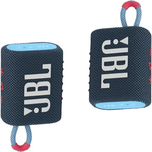 Miniatura 6 de JBL Go 3 Altavoz Bluetooth Portátil Inalámbrico Impermeable IP67 a Prueba de Polvo para Exteriores (Azul Rosa)