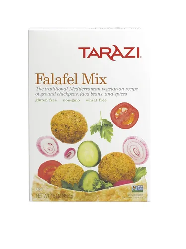 Tarazi Falafel Mix | Ideal como mezcla de hamburguesas vegetarianas, sin OMG, Kosher, todo natural, hecha en California | Mezcla original de