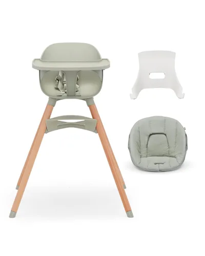 Miniatura 13 de Lalo The Chair - Silla alta convertible 3 en 1 para bebés y niños pequeños, bandeja apta para lavavajillas, reposapiés ajustable, Grapefruit Pomelo