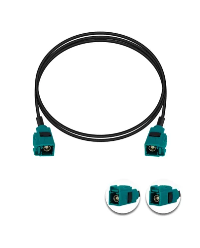 Fakra Z Cable Fakra Z hembra a Fakra Z hembra RF cable coaxial 3.3 pies/3.3 ft Fakra Z hembra vehículo antena cable de extensión RG174 para coche