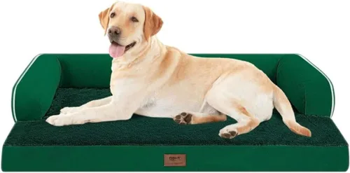 Miniatura 9 de Cama ortopédica impermeable para perros pequeños, cama para perros de tamaño mediano, cómoda cama para mascotas y gatos con lados, funda extraíble