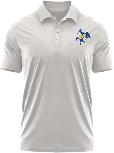 Miniatura 14 de Camisa polo deportiva oficial de la NCAA Collegiate para hombre, colección con logotipo en el pecho izquierdo