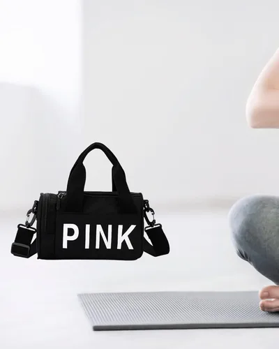 Miniatura 8 de Bolsa de gimnasio pequeña estética, bonita bolsa de lona con asa, bolsa de viaje para el hombro, bolsa cruzada resistente para deportes de natación