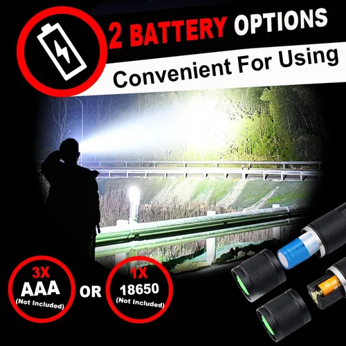 Miniatura 4 de Linternas de alto lúmenes, 6 unidades, linterna LED de 1 modo súper brillante, linterna de bolsillo pequeña a granel, luz táctica resistente al agua