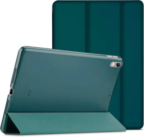 Miniatura 21 de ProCase Funda Inteligente para iPad Air de 10,5" 3ª Generación 2019 / iPad Pro 2017, Funda Delgada con Soporte con Parte Trasera Translúcida Negro