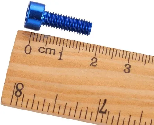 Miniatura 6 de 2 unids/set bicicleta titular tornillo hervidor rack tornillo aleación aluminio M5x15mm botella agua jaula pernos para bicicleta MTB bicicleta