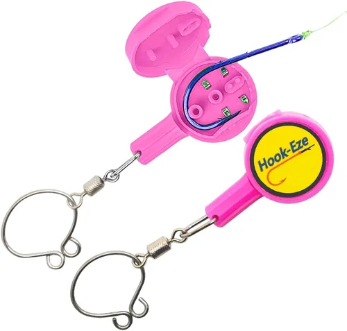 Miniatura 15 de HOOK-EZE Herramienta para atar nudos de pesca Protege de los anzuelos de pescado Ata nudos de pesca fácilmente Gadgets geniales para Verde