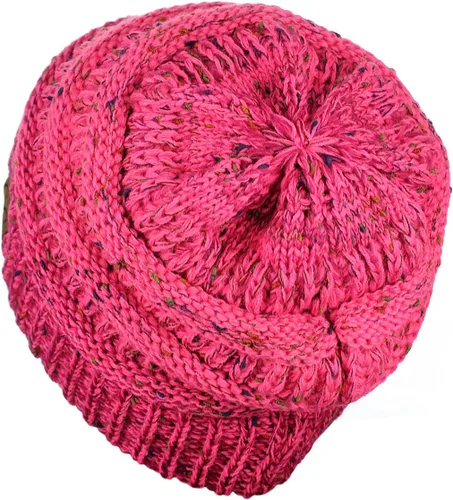 Miniatura 337 de C.C Trendy Warm Chunky Soft Stretch Cable Knit Beanie