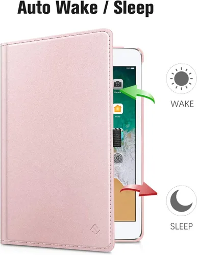 Miniatura 2 de Fintie - Funda giratoria para iPad 6ª / 5ª generación (2018/2017), iPad Air 2 / Air 1 (24.6 cm), funda con soporte giratorio de 360 grados, función
