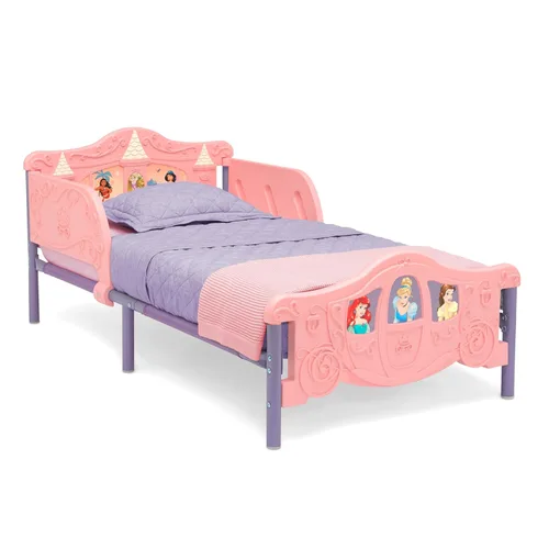 Miniatura 7 de Delta Children - Cama infantil de niños pequeños con cabecero 3D, modelo Minnie Mouse de Disney