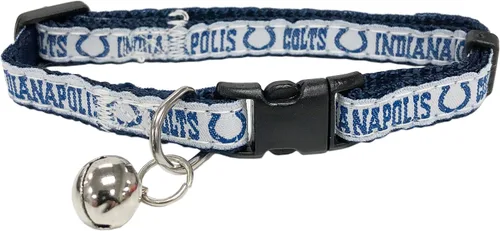 Miniatura 20 de Collar de gato NFL Arizona Cardinals de raso Collar de equipo de fútbol americano para perros y gatos. Un collar de gato brillante y colorido