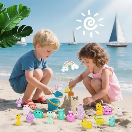 Miniatura 7 de 200 piezas de animales luminosos en miniatura de resina para esconder pequeñas criaturas que brillan en la oscuridad para accesorios de decoración