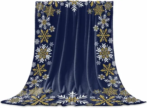 Miniatura 91 de Mantas de Tiro de Muñeco de Nieve de Navidad, Manta de Vellón Suave de Vacaciones de Invierno Decorativa para Hogar Sofá Sillón Silla Sala de Estar