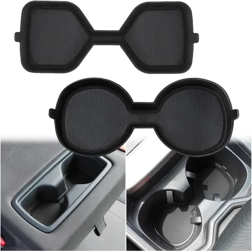 Miniatura 8 de Auovo Insertos de portavasos 3D para Toyota RAV4, accesorios 2025 2024 2023 2022 2021 2020 2019 de silicona para consola central portavasos