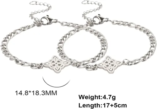 Miniatura 25 de Pulsera de nudo de bruja, nudo celta, símbolo de Wicca pagana, nudo mágico, pulsera de joyería de brujería, pulsera de acero inoxidable ajustable