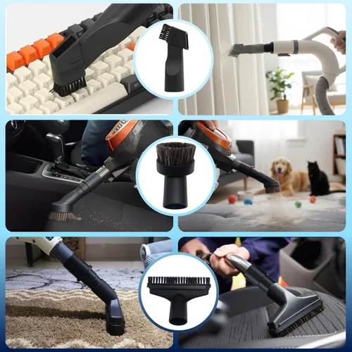 Miniatura 4 de Accesorios y cepillos de aspiradora para aspiradora con adaptador de manguera, accesorios de aspiradora compatibles con manguera Shop-Vac de 2-1/2