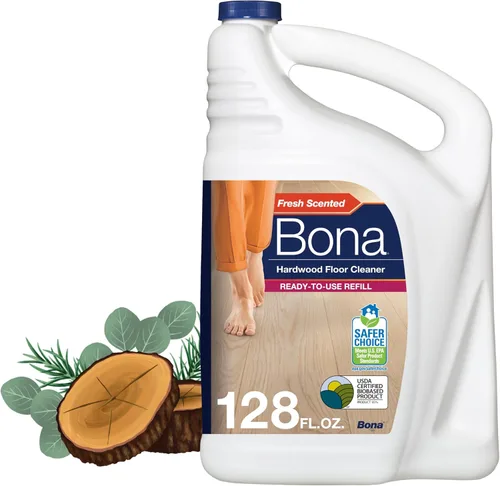 Miniatura 17 de Bona PowerPlus - Recambio de limpiador profundo para pisos de madera dura, 128 onzas líquidas, repuesto para trapeadores Bona y botellas de spray