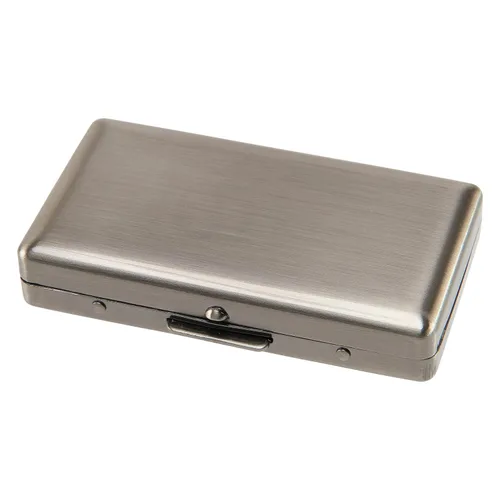 Miniatura 7 de Estuche de metal casual RYO Mini latón antiguo belleza arábesco caja de tabaco enrollado a mano, uso delgado, capacidad para 12 cigarrillos