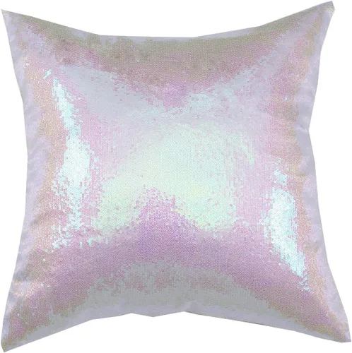 Miniatura 32 de Poise3EHome Fundas de almohada decorativas de 18 x 18 pulgadas, color rosa fucsia con lentejuelas, para sofá, cama, sala de estar, Navidad