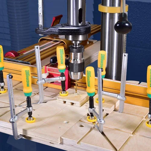 Miniatura 4 de MICROJIG GRR-RIPPER DVC-538K2 Abrazaderas de cola de milano Match Fit, paquete de 10, amarillo/verde