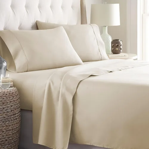 Miniatura 25 de Danjor Linens Juego de sábanas Cal King para personas que duermen con calor, sábanas de calidad de hotel con 4 fundas de almohada, bolsillos 03