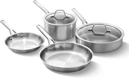 Miniatura 8 de Juego de utensilios de cocina de acero inoxidable clásicos Calphalon, Juego, Plateado