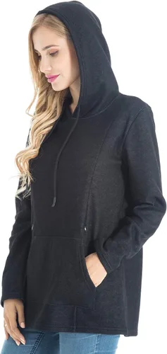 Miniatura 57 de Bearsland - Sudadera de lactancia y maternidad para mujer, con bolsillos y capucha