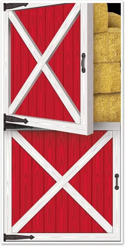 Miniatura 7 de Beistle Cubiertas de plástico para puerta de los años 50, 5 x 30 pulgadas, juego de 2 – Soda Shop Jukebox decoración de pared, suministros de Multi