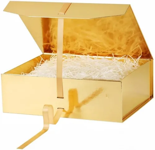 Miniatura 24 de GoooodGift Caja de regalo grande azul, 1 paquete de 13.5 x 11 x 5.3 pulgadas, caja de regalo de lujo para regalos con tapa de cierre magnético