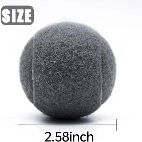 Miniatura 2 de Magicorange Pelotas de tenis, paquete de 12 pelotas de tenis de entrenamiento avanzado, pelotas de práctica, vienen con bolsa de malla para un fácil