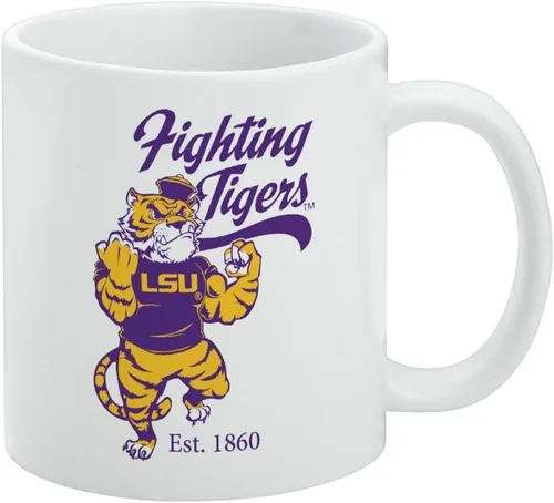 Miniatura 385 de Taza de cerámica UNC Greensboro Spartan, tazas de regalo novedosas para café, té y bebidas calientes, 11oz, blanca