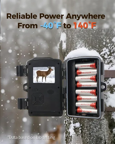Miniatura 2 de BEVIGOR Paquete de 4 baterías AA de litio de larga duración, 1.5 V, 3000 mAh, baterías de litio de 20 años de vida útil, no recargables