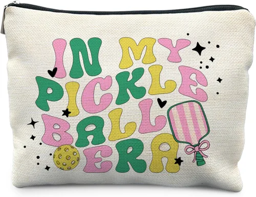 Miniatura 12 de Regalos de Pickleball para Mujeres RYYCDOI, Bolsa de Maquillaje de Pickleball Estuche Cosmético, Accesorios de Pickleball para Mujeres