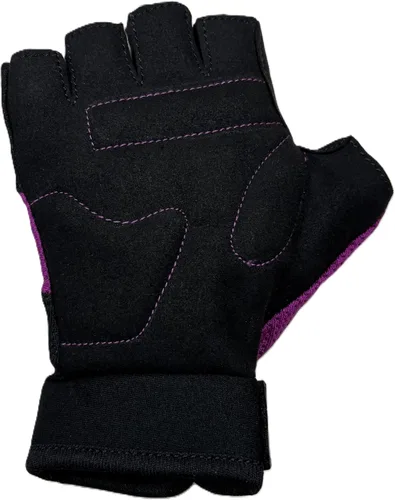 Miniatura 4 de Guantes infantiles para ciclismo, scootering y diversión en el patio de recreo Guantes de bicicleta acolchados de medio dedo para niños y niñas
