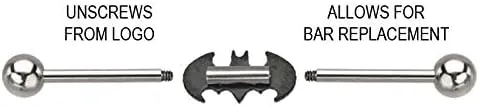 Miniatura 2 de DC Comics Batman Logo Industrial Barbell, No aplicable
