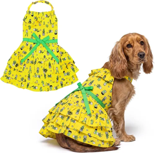 Miniatura 10 de Parisian Pet Chambray - Vestido para perro - Ligero sin mangas para perro, niña, talla XS Chambray en general